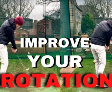 IMPROVE YOUR ROTATION IN THE DOWNSWING - WHY YOUR ROTATION SUCKS AND HOW TO FIX IT