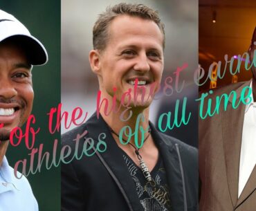 Top 10 highest earning athletes of all time/Michael jordan,Tiger woods,Kobe bryant,David.