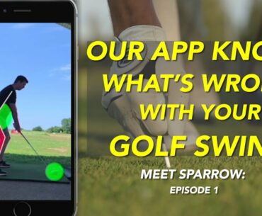 Our App Can Fix Your Golf Swing | Meet Sparrow | Episode 1