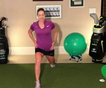 Improve Your Golf and Fitness with this Cardiogolf Exercise-Lunge with Twist