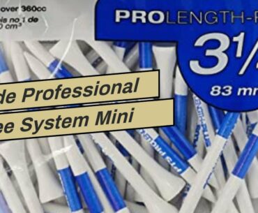 Pride Professional Tee System Mini Tee, 1-1/2-Inch- 90 Count (White)