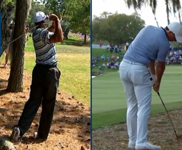 All-time top shots from the pine straw at TPC Sawgrass