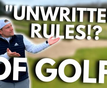 THE RULES OF GOLF YOU DON’T KNOW ABOUT?!