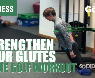 Home golf workout: Exercises to strengthen your glutes and improve your swing