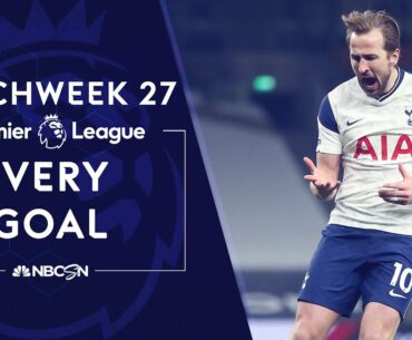 Every Premier League goal from Matchweek 27 (2020-2021) | NBC Sports