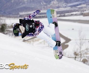 Chloe Kim stuns field to repeat as snowboard halfpipe world champion, leads U.S. 1-2 | NBC Sports