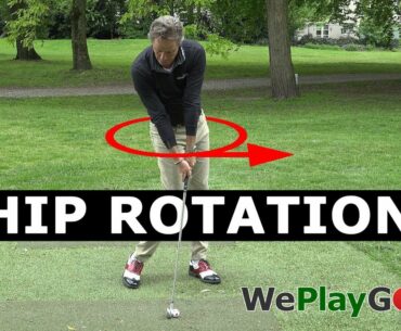 This is how you get perfect hip rotation through impact in your golf swing