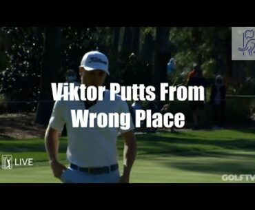 Hovland Putts From Wrong Place on 15 - Golf Rules Explained