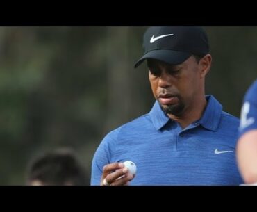 Tiger Woods playing with new TaylorMade irons