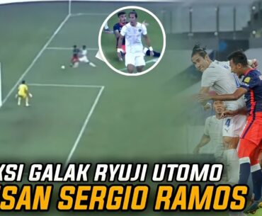 "THE SERGIO RAMOS DNA" Lihatlah Saat Ryuji Utomo Hancurkan Lini Serang JDT Dengan Disiplin