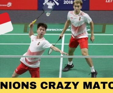 WHEN THE MINIONS PLAY THEIR FULL POTENTIAL - Badminton trickshots 2021