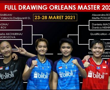 FULL DRAW!! ORLEANS MASTERS 2021, Saatnya Pemain Muda Bersinar | ORLEANS MASTER 2021 Badminton Draw