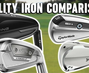 Golf Utility Iron Comparison | PING G425 Crossover, TaylorMade SIM UDI, Callaway X Forged, Srixon ZX