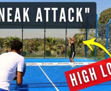 MUST use the High Lob to get to NET!! Padel Tactics