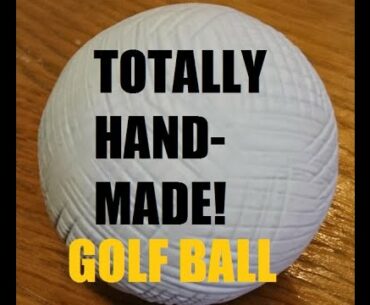 Making a gutty golf ball from scratch!