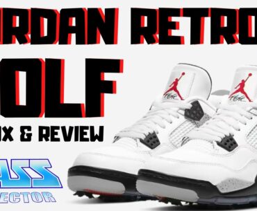 JORDAN 4 RETRO GOLF. UNBOXING AND REVIEW. GOLFING AGAIN? LOOKING GOOD WHILE SUCKING AT GOLF. FOUR!