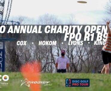 2021 Waco Annual Charity Open | R1 B9 | Cox, Hokom, Lyons, King | GK Pro Disc Golf