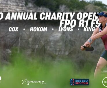 2021 Waco Annual Charity Open | R1 F9 | Cox, Hokom, Lyons, King | GK Pro Disc Golf