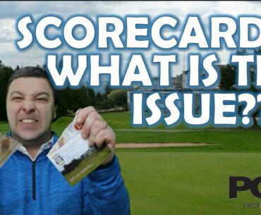 How to play better when you have a scorecard (golf)