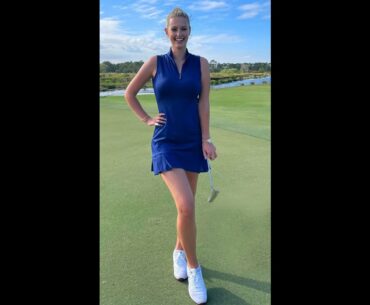 Bella Angel #shorts #golfswing  #golfShorts #GolfSwing | Lady Golfer Swing Shot in Slow Motion