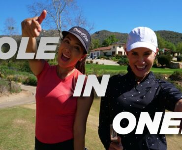 HOLE IN ONE!? SPECIAL GUEST NEW LADY GOLFER!