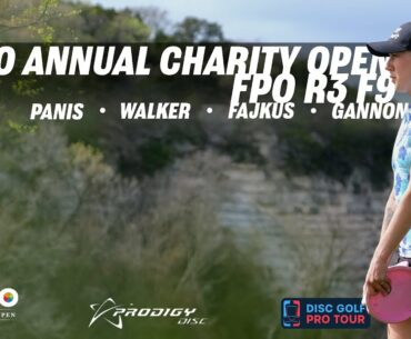 2021 WACO Annual Charity Open | FINAL RD F9 | Panis, Walker, Fajkus, Gannon | GK Pro Disc Golf