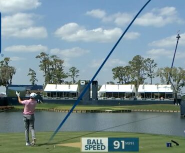 Brendon Todd shanks tee shot on No. 17 at THE PLAYERS