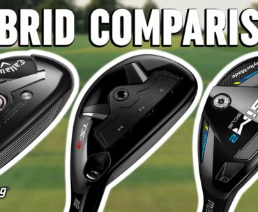 Golf Hybrid Comparison | TaylorMade SIM2 Rescue, Callaway Apex Pro, Titleist TSi3