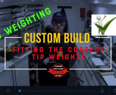 Swing weighting, Installing tip weights