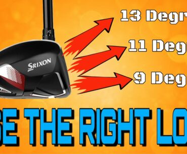 LET LOFT HELP YOU!!   Whats the difference between 9, 11 & 13 degree driver lofts?