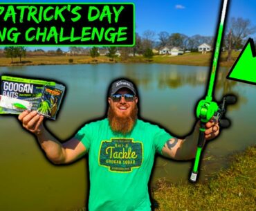 St. Patrick's Day Gear ONLY Fishing Challenge!!!