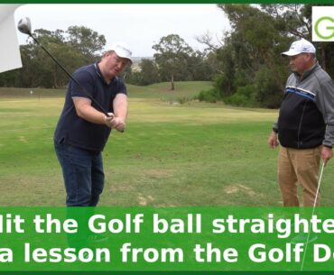 Hit the Golf ball straighter with a lesson from the Golf Doctor