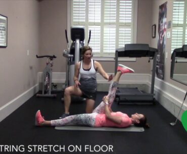 Hamstring Stretch on Floor-Improve Golf and Fitness with the Cardiogolf