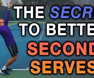 The SECRET To Hitting Better Second Serves In Tennis