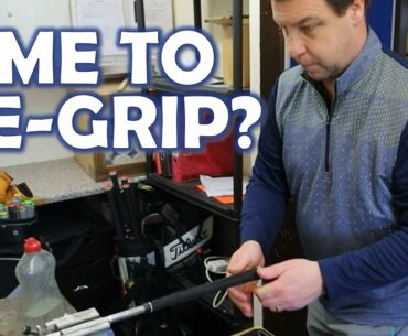 Regripping your golf clubs