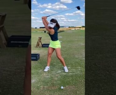 Cassandra Meyer #shorts #golfswing  #golfShorts #GolfSwing | Lady Golfer Swing Shot in Slow Motion