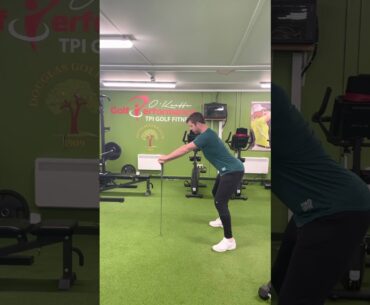 Standing Pelvic Tilt - golf mobility