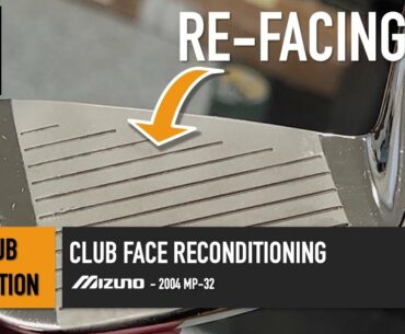 DIY Golf Club Restoration - Reconditioning the Club Face