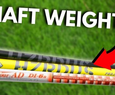 Which Driver Shaft Weight Should YOU Use?!