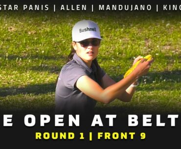 2021 The Open at Belton | RD1, F9 | Panis, Allen, Mandujano, King | DISC GOLF COVERAGE