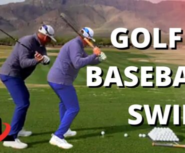 Use Your BASEBALL Swing To Play Great GOLF | The Differences Between The Baseball And Golf Swing