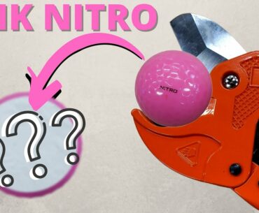 WHAT'S INSIDE A PINK NITRO GOLF BALL? #Shorts