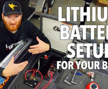 How To Set Up Dakota Lithium Batteries For Fishing Electronics In Your Boat.