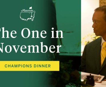 The One in November - Champions Dinner