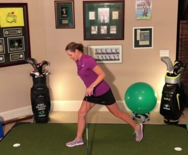 Improve Your Golf Swing & Your Fitness with Cardiogolf-Lunge with Knee Drive