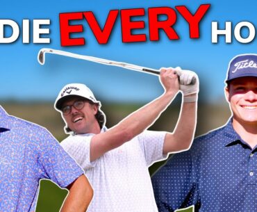 PERFECT 3 Man Scramble w/ PGA Tour Player! -10 on 9 Holes?? | Bryan Bros Golf