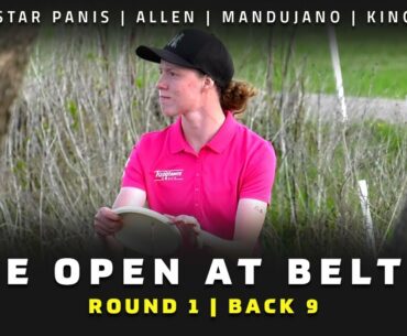 2021 The Open at Belton | RD1, B9 | Panis, Allen, Mandujano, King | DISC GOLF COVERAGE