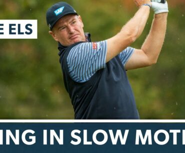 Ernie Els’ sweet swing in slow motion (all angles)