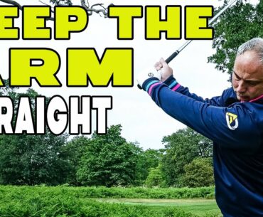 How To Keep Your Arms Straight In The Golf Swing