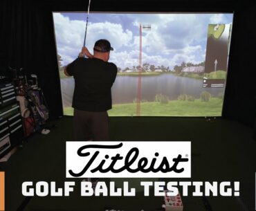 New 2021 Titleist ProV1 and ProV1x Golf Ball Testing